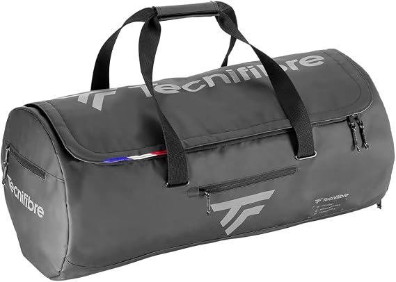 Tecnifibre Team Dry Duffle Racket Sport Bag, Black, One Size, Waterproof Soft Tennis Bag
