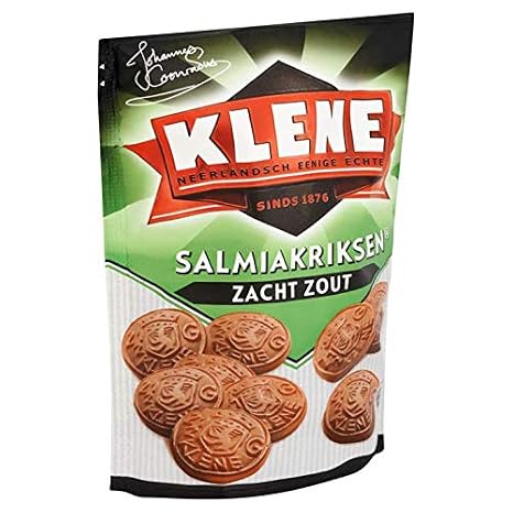 Salmiak Candy | Klene | Salmiakriksen Soft Salt | Total Weight 8.82 ounce