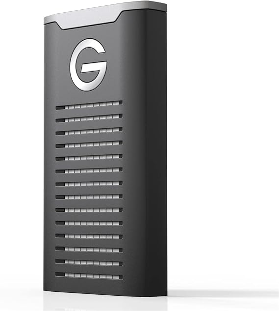 SanDisk Professional 4TB G-Drive SSD - Ultra-Rugged, IP67 Dust/Water Resistant, Portable External NVMe Solid State Drive, Up to 1,050 MB/s, USB 3.2 Gen 2 - SDPS11A-004T-GBANB