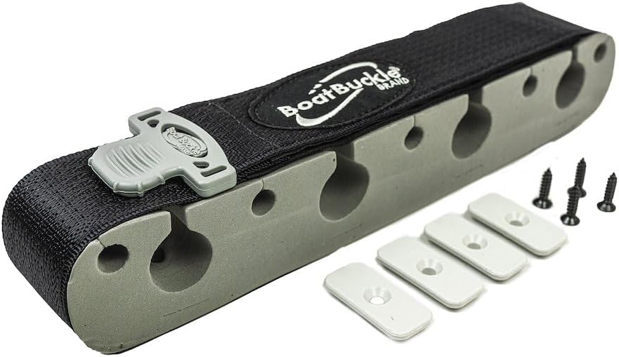 BoatBuckle F15435 Imco Hold Down Vertical Rod black, Medium