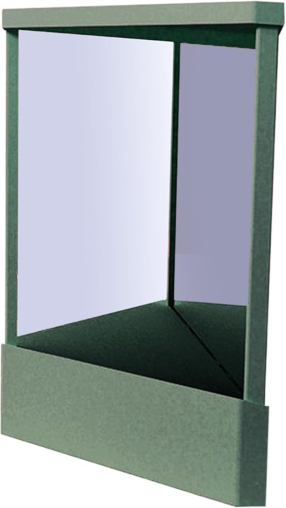 Non-Reversing Mirror, True Reflection Vanity Makeup Mirror with High-Precision Reflectors, Real Unflipped Image for Makeup, Skincare, Hair Styling & Professional Use Atrovirens S
