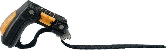 RS5100 Trigger Replacement for Zebra Symbol RS5100 Ring Barcode Scanner, Single-Finger Scan Trigger with Finger Strap for Left-Handed Right-Handed Flexible Scanning