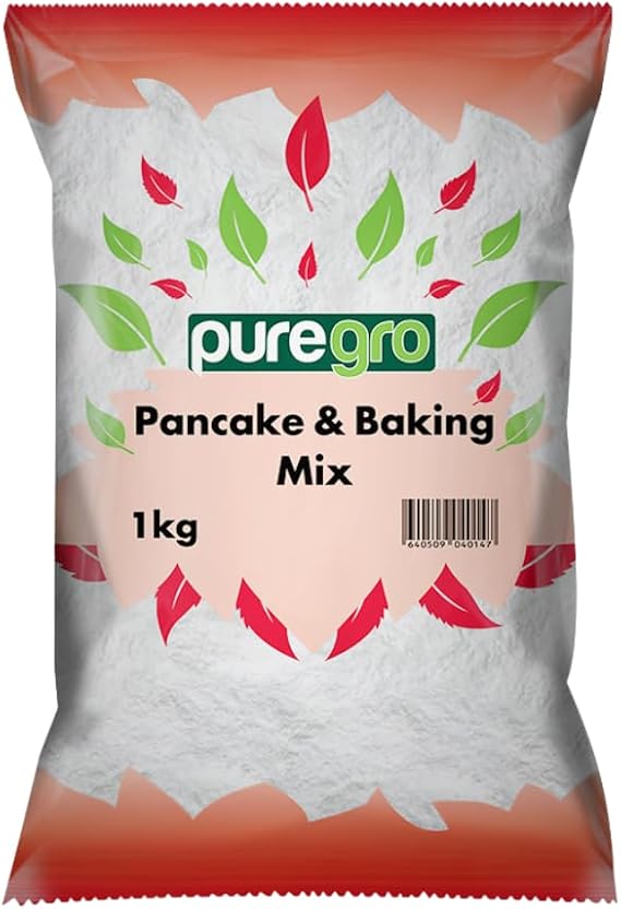 Puregro Pancake & Baking Mix 1kg | All-Purpose Mix for Pancakes, Waffles and Baking | Easy to Use and Convenient | Ideal for Breakfasts, Desserts and Home Baking | Pantry Staple