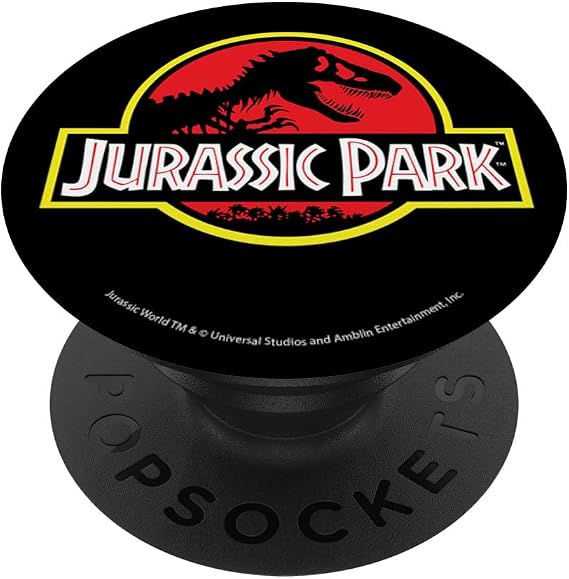 Jurassic Park Classic Original Logo PopSockets Adhesive PopGrip