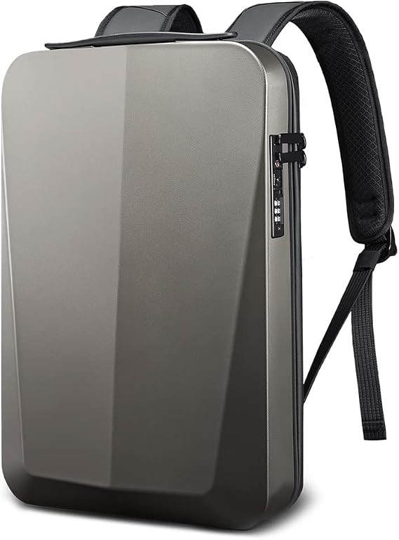 Business Backpack, Thin, Hard Shell Men's, Commuting to Work, Business Bag, Lightweight, Rucksack, Business Trips, Crowded Trains, Maximum Capacity 6.7 gal 20 L, Supports Up to 15.6 Inch