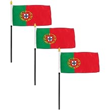 Online Stores Portugal Flag 4 x 6 inch (3 PK)
