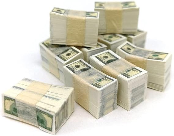 100 USD Bill Model Miniature Play Money Mini $100 Bill Thumbnail 100 Sheet Miniature
