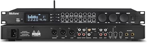 KT900DSP Karaoke Preamp Preamplifier Effector