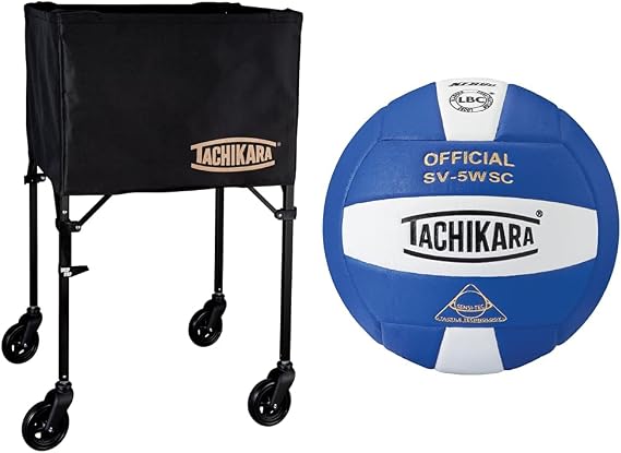 Tachikara DS-1 Premium Ball Cart Sensi-Tec Composite SV-5WSC Volleyballs (EA)
