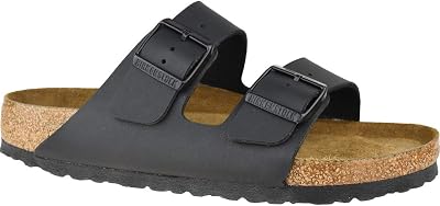 BIRKENSTOCK Womens BIRK-551253 Arizona Sandals, Black, 37