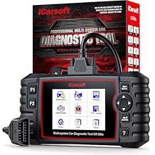 iCarsoft CR Elite(2005) OBD2 Scanner for All Vehicle, Engine/Transmission/ABS/Airbag System Scan Tool with Oil Reset/EPB/BMS/ETC/Sterring Angle/D.P.F/ABS Reset/Injector Coding/Battery Test
