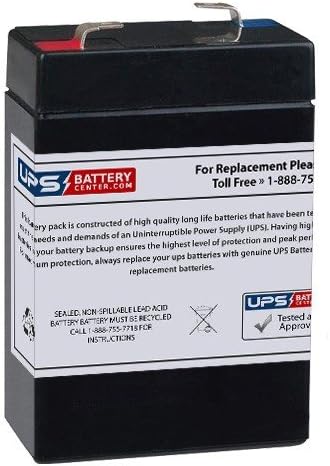 FP628 6 Volt 2.8 Ah SLA Replacement Battery w/ F1 Terminal