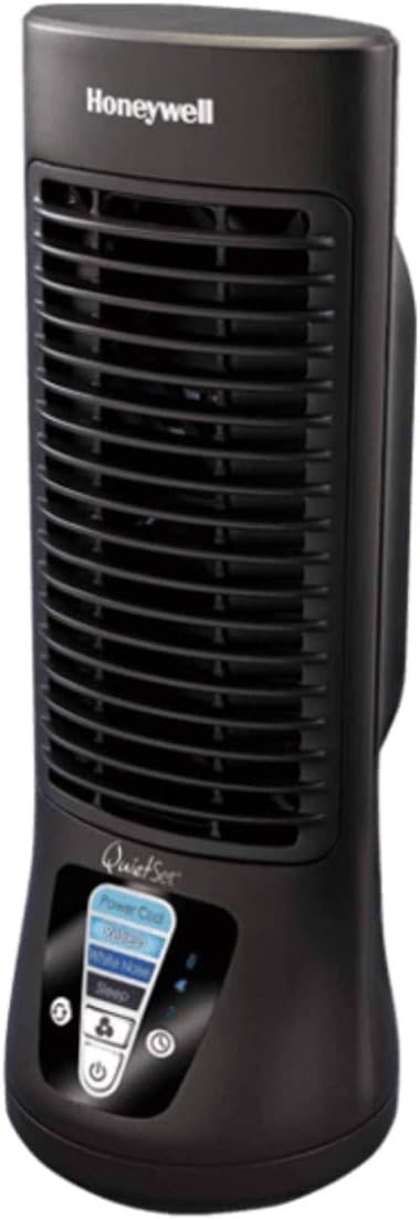 Honeywell QuietSet Fan with Oscillation Function, Individual, Mini Fan Column, Silent 1 Unit