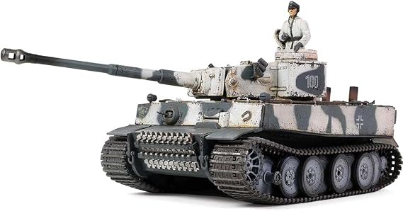 1/32 scale German Tiger I Initial Production Model (Sd.Kfz.181 PzKpfw VI) DIECAST model tank, Schwere 502, #100, Eastern Front, February 1943 (Pre-built & Painted)