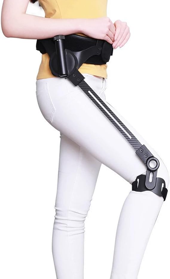 Wearable Robotic Bionic Walking Assist, Bionic Power Walking Aids Robot Walker Assist for Elderly Leg Lift, Hiking, Climbing, Lower Limb Rehabilitation Training (Right Leg, L)