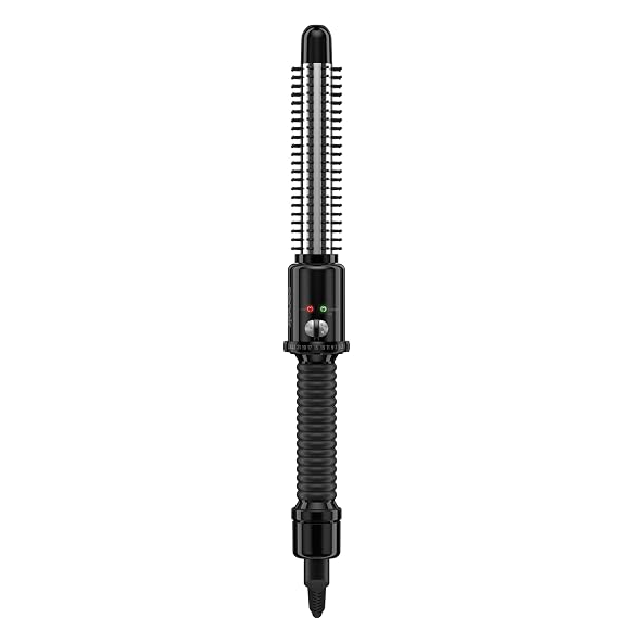 Conair Curling Iron Brush for Short Hair, Nylon Bristles, 34-in Barrel