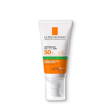 La Roche-Posay Anthelios UV Mune 400 Oil Control Gel Cream SPF 50+ for Sensitive Skin 50ml Cream