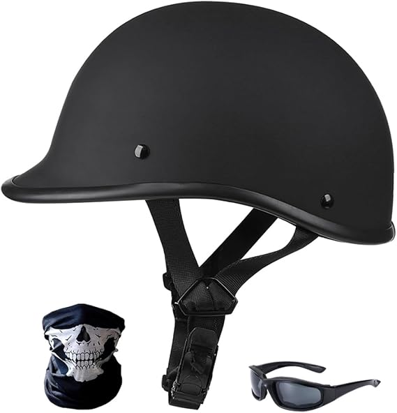 Adult Half Cap Open Face Motorcycle E-Bike Helmets-DOT