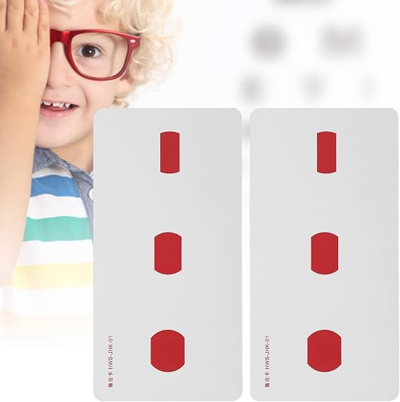 2pcs Strabismus Correction Cards, Amblyopia Training Cards