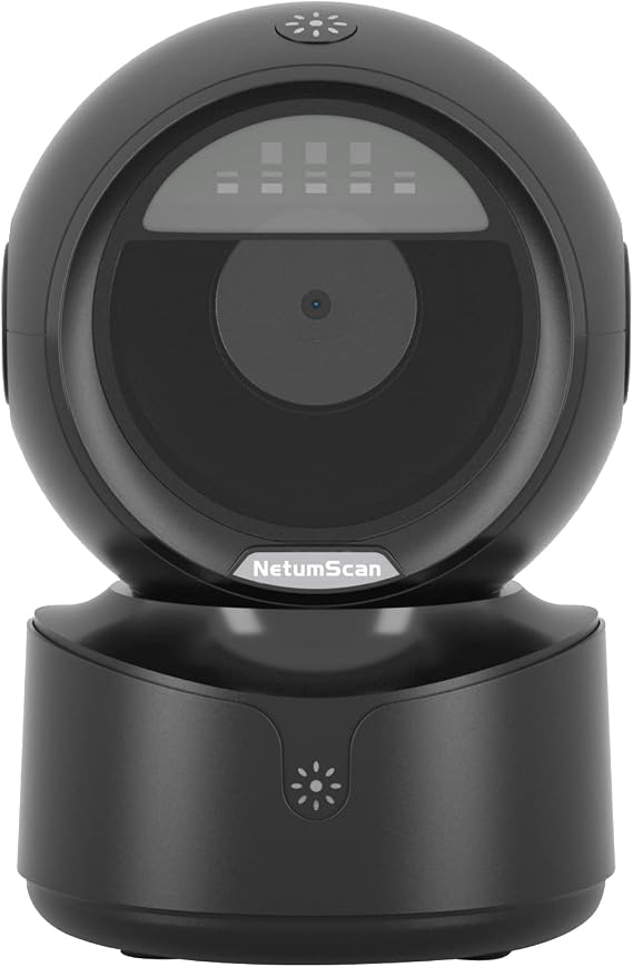 NetumScan Automatic Omnidirectional Desktop Barcode Scanner, Hands-Free USB Wired QR Barcode Reader, 1D 2D Bar Code Image Sensing for Supermarket, Retail Store, Warehouse, Bookstore Pos System NSA5