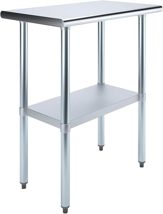 KPS 30" x 18" Stainless Steel Prep Work Table