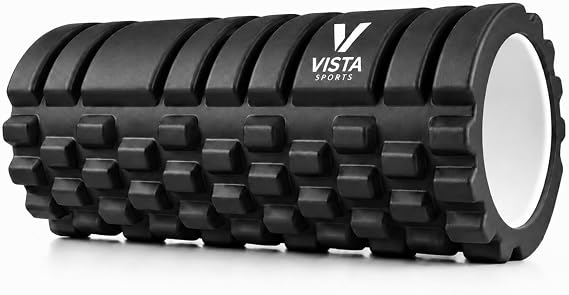 Foam Roller for Deep Tissue Muscle Massage Trigger Point Muscles Enhance Recovery for Physical Therapy and Rehab (Black)