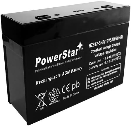 PowerStar Battery for CSB HC1221W High Rate AGM Battery