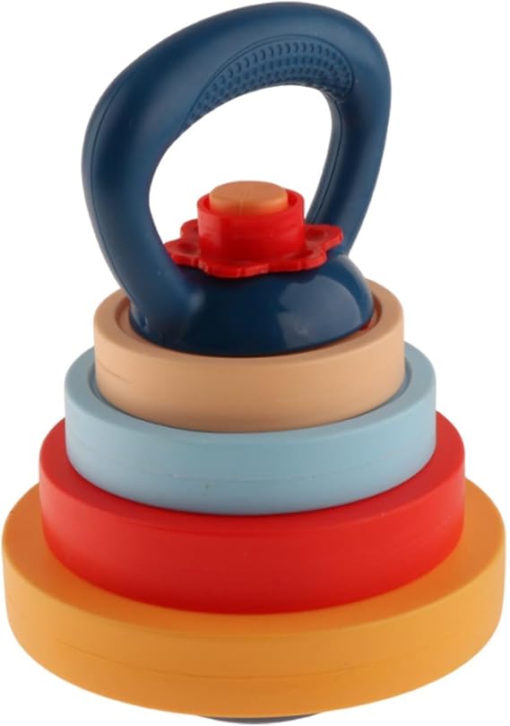 Kids Kettlebell Dumbbell Fitness Set Toddlers Workout Kettlebell Dumbbell Arm Training Sports Gear for Kids for Home Use, Style A