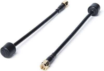 iFlight 2PCS Albatross 5.8GHz 3Dbi 5000-6000MHz 150mm RHCPLHCP RP-SMA FPV Antenna for Fatshark EV200D FPV Goggles and Drone RHCP SMA Male