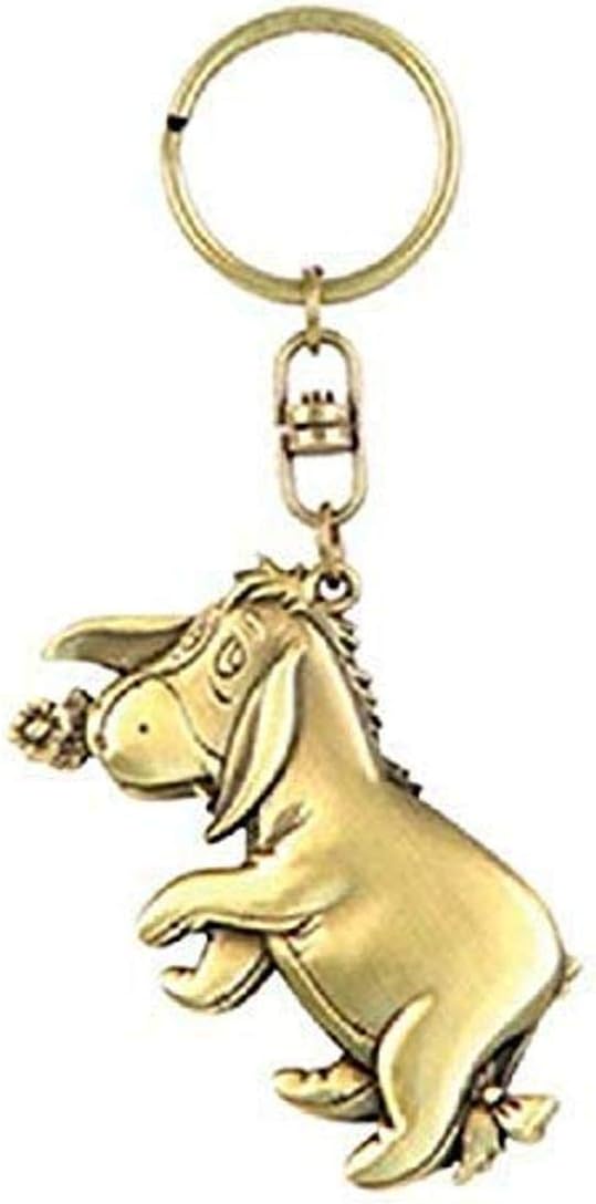 Disney Eeyore Brass Key Ring, Gold