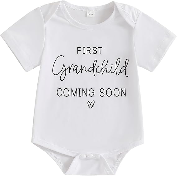 Pregnancy Announcement for Grandparents Baby Announcement Onesie Pregnancy Reveal to Grandparents Unisex Bodysuit