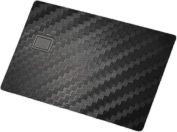 Carbon Fiber Texture Surface Metal Card