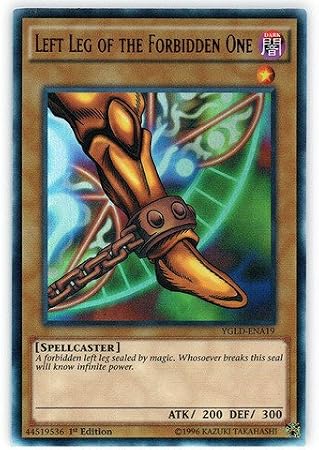 Yu-Gi-Oh! - Left Leg of the Forbidden One (YGLD-ENA19) - Yugi's Legendary Decks - 1st Edition - Ultra Rare
