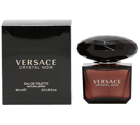 VERSACE Crystal Noir Eau De Parfum Spray for Women, 3 Ounce