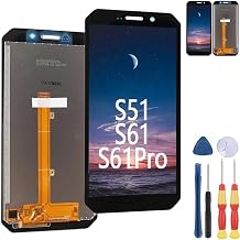 New Display Touch Screen for Doogee S51 LCD S61 LCD S61 Pro LCD Display Replace Parts with Tools.