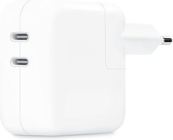 Apple 35 W Çift USB-C Bağlantı Noktalı Güç Adaptörü ​​​​​​​