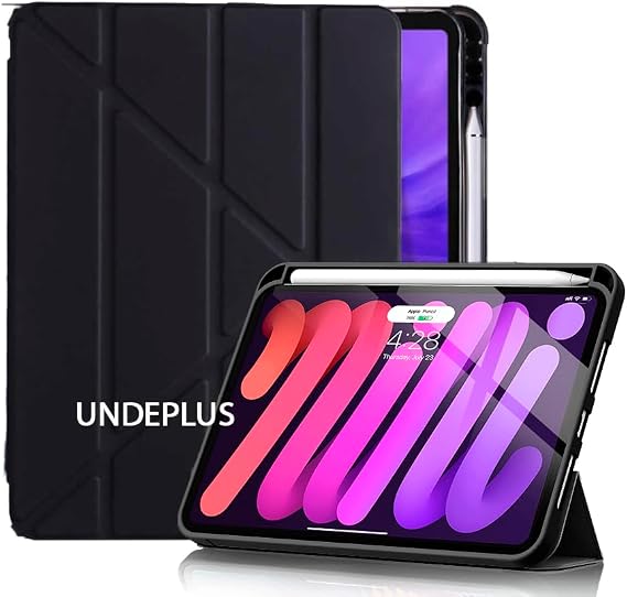 UnDePlus Mi Pad 7/7 Pro 11.2inç 2025 ile uyumlu Kılıf Kalem Bölmeli Mars Case Siyah