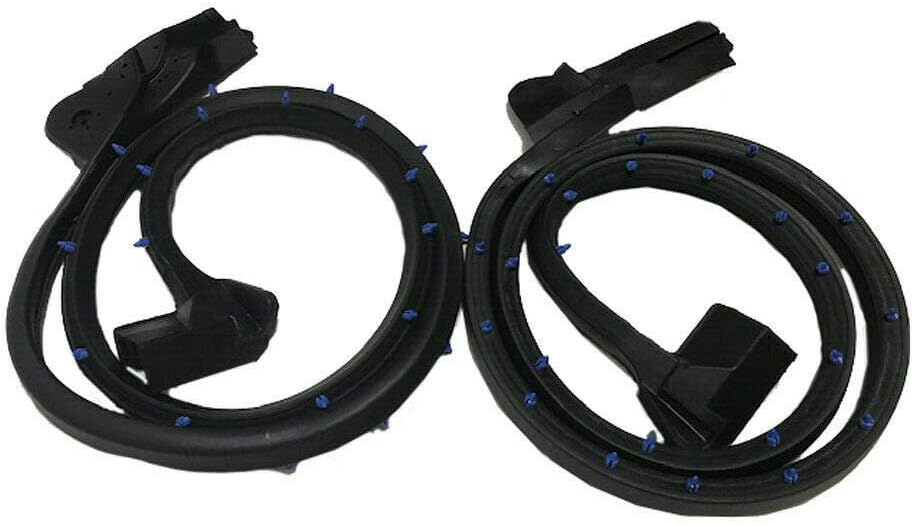 RPG New Door Main L & R Weatherstrip Weather Strip Seal for 1990-1996 Corvette C4