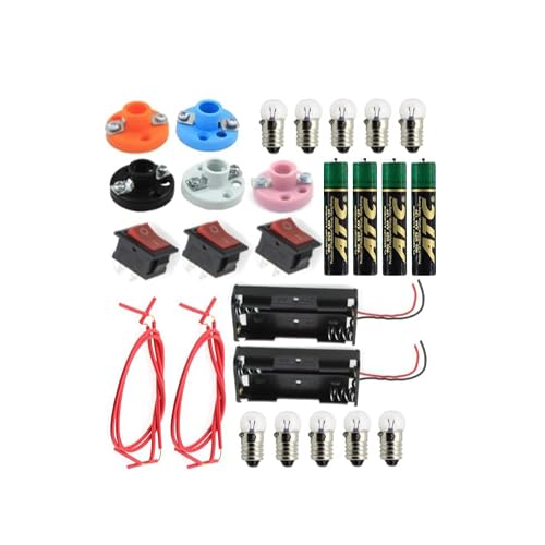 Seri ve Paralel Elektrik Devresi 1 Paket Basit Elektrik Devresi Deney Seti Eğitici İş Eğitimi Seti