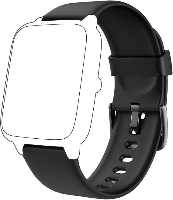 GRV Smart Watch Band Replacement Strap FC1 Smart Watch (Black)