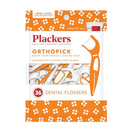Plackers Orthopick Flossers 36 count Pack of 3