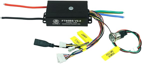 FLIPSKY FT85BS V2.0 84V 60A ESC with Aluminum Case Non-VESC for Electric Skateboard/Scooter/Ebike Speed Controller/Electric Motorcycle/Robotics
