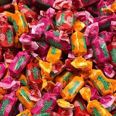 Assorted Mambas Fruit Chews Candy - Bright Fruity Mamba Candy Bulk, 2 lb