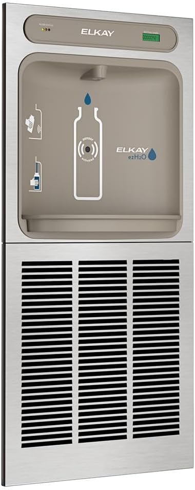 Elkay LZWSM8K Bottle Filling Station, 1.5, Stainless Steel