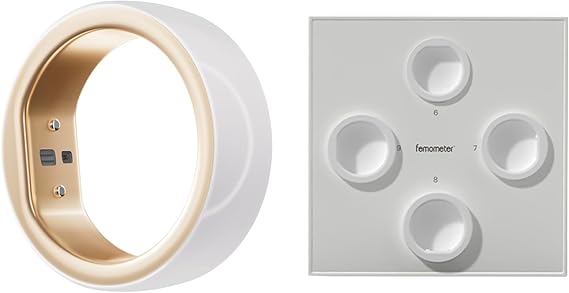 femometer Sizing Kit Smart Ring Gen2 for Women's Health & Fertility & BBT Tracker - Size 9