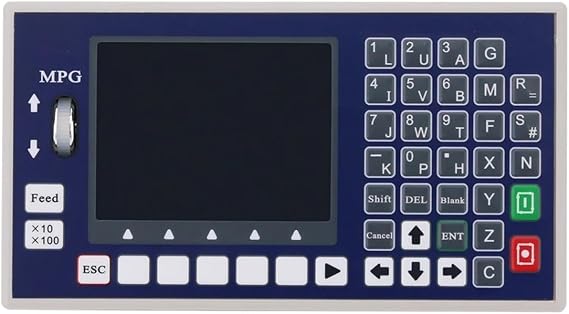HEXEH 1/2/3/4 Axis TC55H USB G Code Motion Controller with MPG Adjustable Speed Programmable Servo/Stepper Controller for CN-C Router (Size : 2 Axis-English)