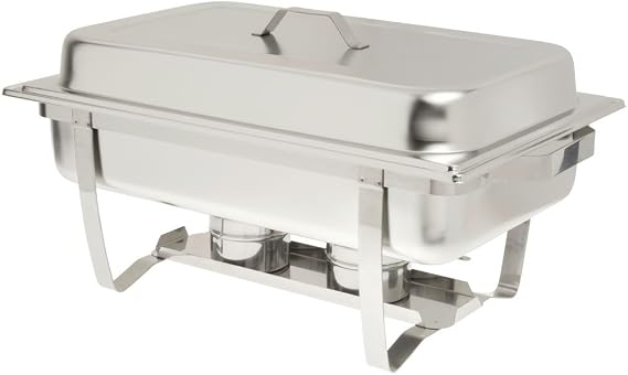 HUBERT Chafing Dish 8 Qt Stainless Steel