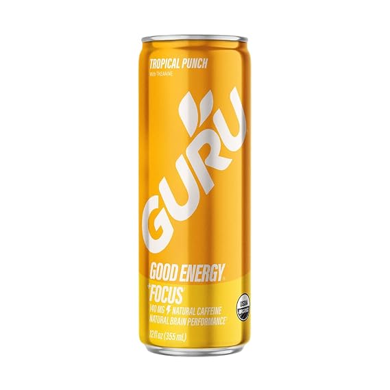 Guru, Drink Energy Tropical Punch Organic, 12 Fl Oz