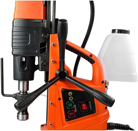 US STOCK 1500W Magnetic Drill Press with 15000N Magnetic Force 250/450rpm Power Magnetic Electric Drill, Steel Plate Drilling Machines