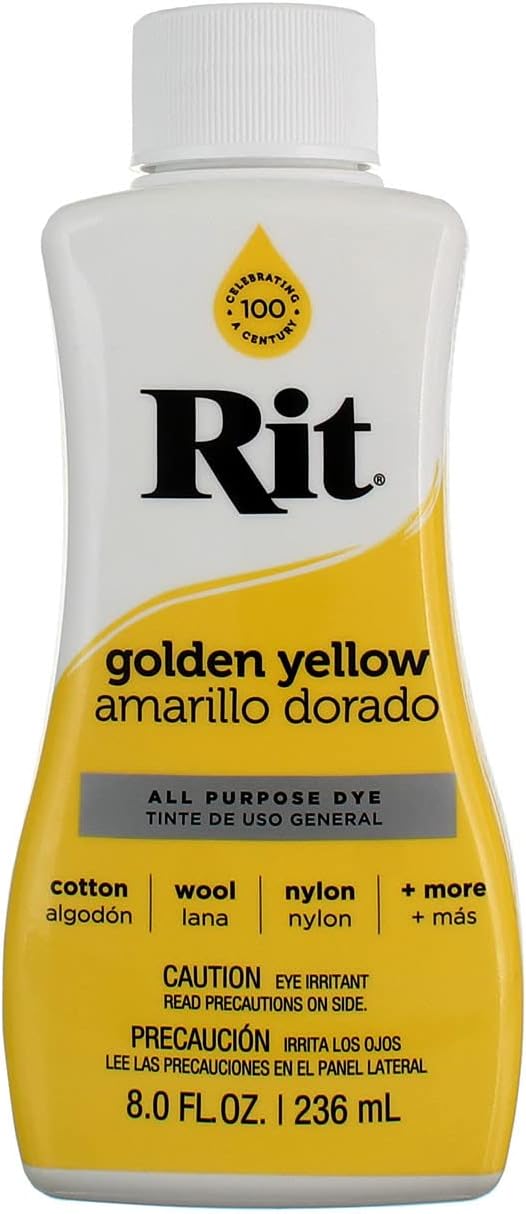 Rit Purpose Liquid Dye, Yellow, 236ml